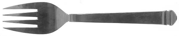 MNF1 (STAINLESS, JAPAN) Medium Solid Cold Meat Serving Fork