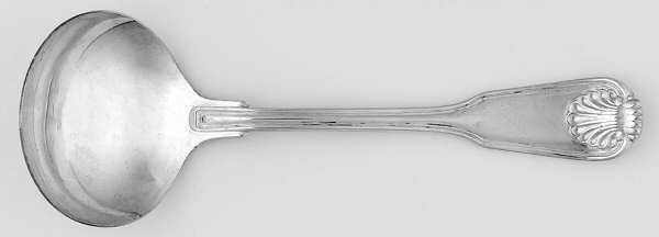 MNF2 (SILVERPLATE) Solid Gravy Ladle