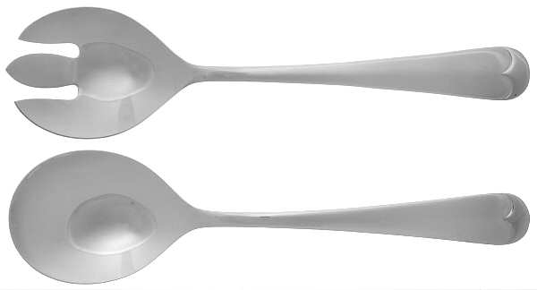 MNF3 (Stainless) (2 Pc) Solid Salad Set