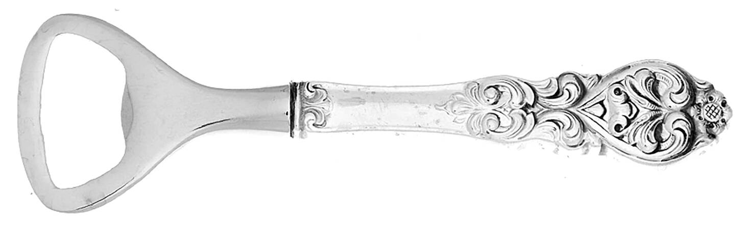 Valdres (Sterling) Bottle Opener with Stainless Bowl
