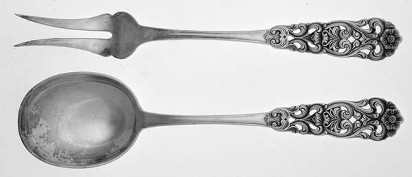 Valdres (Sterling) Solid Serving Set
