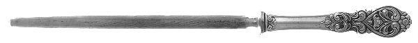 Valdres (Sterling) Large Roast Steel Rod Knife Sharpener