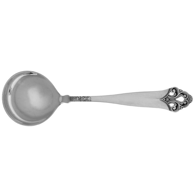 Lillemor (Sterling) Round Bowl Soup Spoon (Cream Soup) by T H Marthinsen Silver