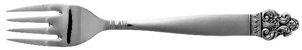 Vidar (Silverplate) Individual Salad Fork