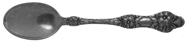Wild Rose (Silverplate) Demitasse Spoon