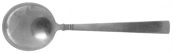 Prince Harald (Sterling) Solid Smooth Casserole Spoon