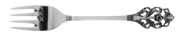 Viking Rose (Sterling) Individual Salad Fork