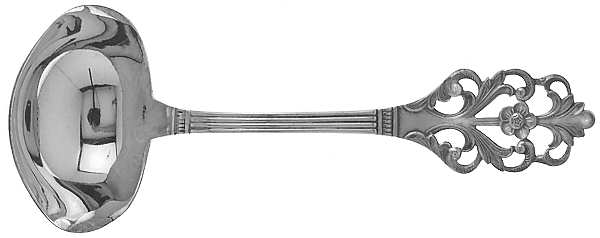 Viking Rose (Sterling) Solid Piece Cream Ladle