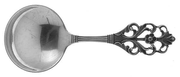 Viking Rose (Sterling) Solid Bon Bon Spoon