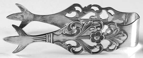 Viking Rose (Sterling) Sugar Tongs