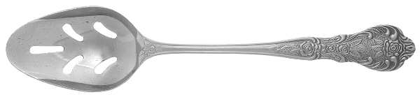 Rose (Stainless) Pierced Tablespoon (Serving Spoon)