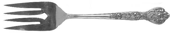 Versailles (Stainless) Medium Solid Cold Meat Serving Fork
