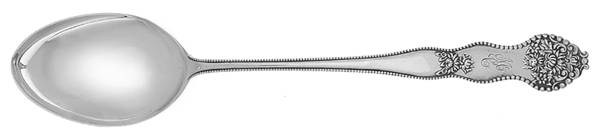 Adolphus (Sterling, 1904, No Monograms) Gravy/Dressing Spoon with Button