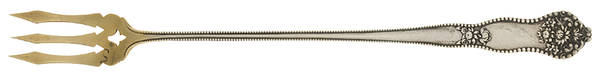 Adolphus (Sterling, 1904, No Monograms) Long Handle Pickle/Olive Fork