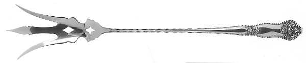 Adolphus (Sterling, 1904, No Monograms) Large Lettuce Serving Fork