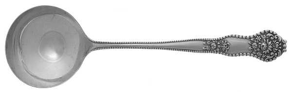 Adolphus (Sterling, 1904, No Monograms) Round Bowl Soup Spoon (Bouillon)