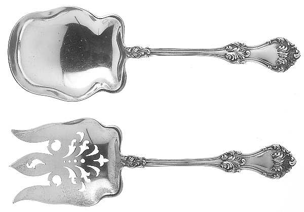 Corinthian (Sterling, 1891) (2 Pc) Solid Salad Set