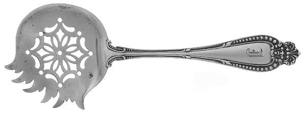 Florence (Sterling, 1905) Small Cucumber-Tomato Server w/Saw Edge