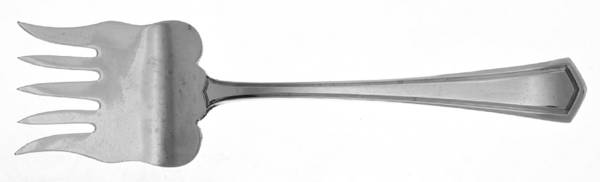 Mount Vernon (Sterling, 1909) Large Solid Tined Sardine Serving Fork