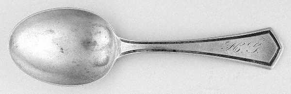 Mount Vernon (Sterling, 1909) Straight Handle Baby Spoon