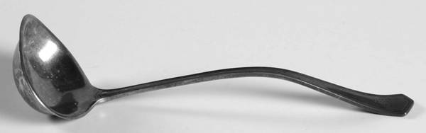 Old South (Sterling, 1906) Monogramed Solid Piece Cream Ladle