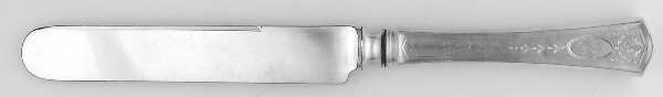 Old South-Engraved (Sterling, 1906) Old French Hollow Knife with Bolster
