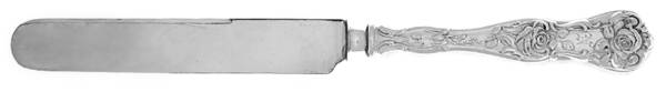 Rose (Sterling, 1910) Blunt Hollow Handle Knife W/Bolster