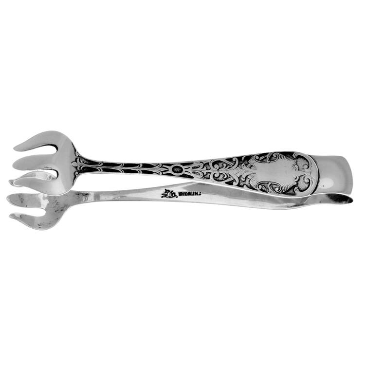 Sheraton (Sterling, 1906-1912, No Monograms) Small Sugar Tongs