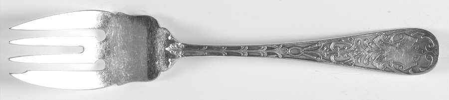 Sheraton (Sterling, 1906-1912, No Monograms) Individual Salad Fork