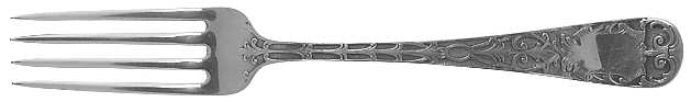 Sheraton (Sterling, 1906-1912, No Monograms) Fork