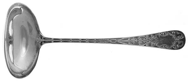 Sheraton (Sterling, 1906-1912, No Monograms) Solid Piece Cream Ladle