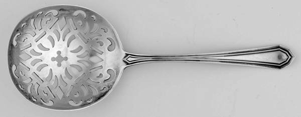 Sulgrave (Sterling, 1911) Solid Bon Bon Spoon with Pierced Bowl