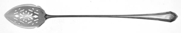 Sulgrave (Sterling, 1911) Pierced Bowl Long Handle Olive Spoon