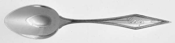 Washington (Sterling, 1894) Monogram Five O'Clock Teaspoon