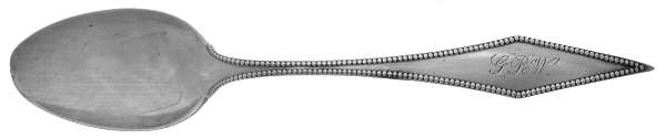 Washington (Sterling, 1894) Monogram Teaspoon