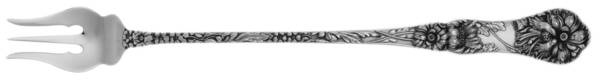 Yetive (Sterling, 1896) Long Handle Olive Fork by Mount Vernon