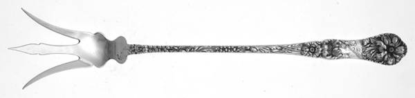 Yetive (Sterling, 1896) Large Lettuce Serving Fork