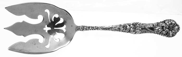 Yetive (Sterling, 1896) Solid Salad Serving Fork