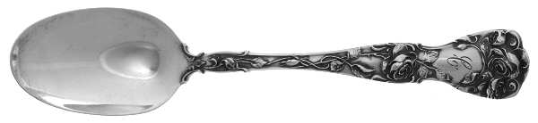 Rosebud (Sterling, 1903) Monogram Teaspoon