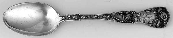Rosebud (Sterling, 1903) Monogram Teaspoon
