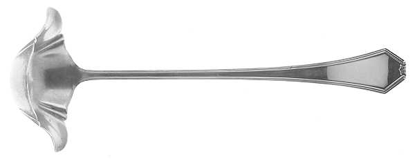 Simplicity (Sterling, 1910) Solid Gravy Ladle