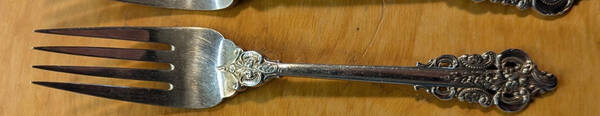 Grande Baroque (Sterling) Individual Salad Fork