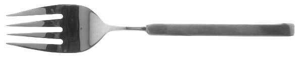 Interlude (Stainless) Large Solid Cold Meat Serving Fork