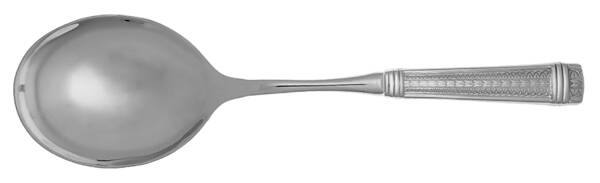 Palatial (Stainless) Casserole Spoon with Smooth Stainless Bowl HC
