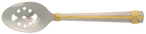 Palatial Gold Pierced Tablespoon (Serving Spoon)