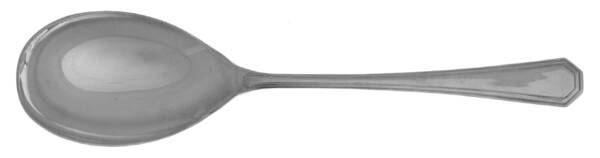 MWE2 (Silverplate) Solid Salad Serving Spoon