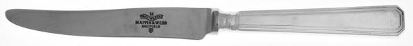 MWE2 (Silverplate) Fruit Knife with Hollow Handle & Silverplate Tines
