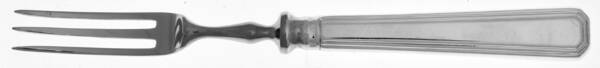 MWE2 (Silverplate) Fruit Fork with Hollow Handle & Silverplate Tines