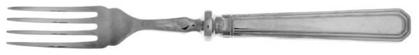 MWE2 (Silverplate) Individual Hollow Fish Fork w/Silverplate Tines