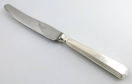 MWE2 (Silverplate) Hollow Handle Youth Knife
